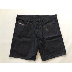 $148 Diesel Men’s Bustshort Super Dark Denim Short RS008 Size 26